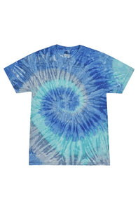 Tie Dye Neon Rainbow Adult Tee