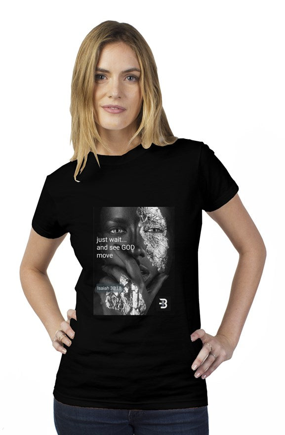 just wait tultex womens t shirt