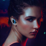 Auricular estéreo Bluetooth 5.0 con contenedor de carga