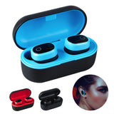 Auricular estéreo Bluetooth 5.0 con contenedor de carga