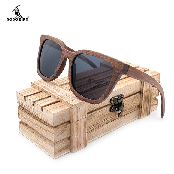 Gafas de sol polarizadas de madera hechas a mano para hombres y mujeres