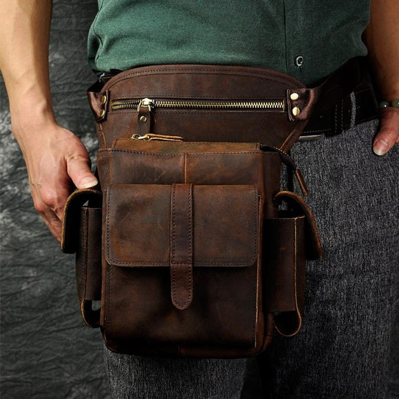 Real Leather Waist Bag