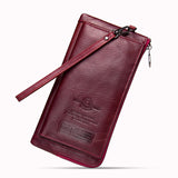 Men's/Women"s Leather Wallet Clutch