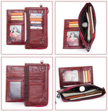 Men's/Women"s Leather Wallet Clutch